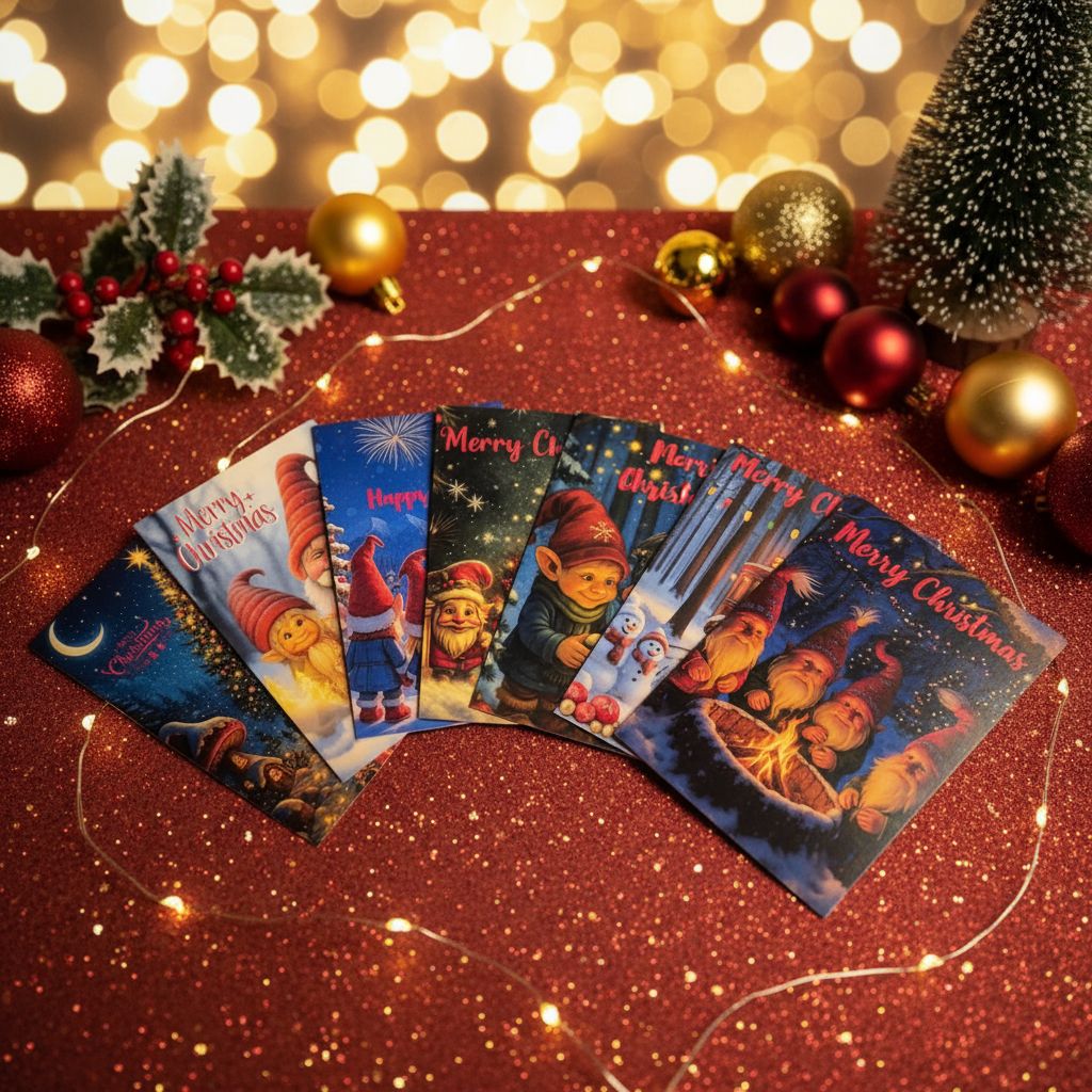 Set van 5 kerstwenskaarten-Mix en match (Limited Edition) Set van 5 kerstwenskaarten-Mix en match (Limited Edition)