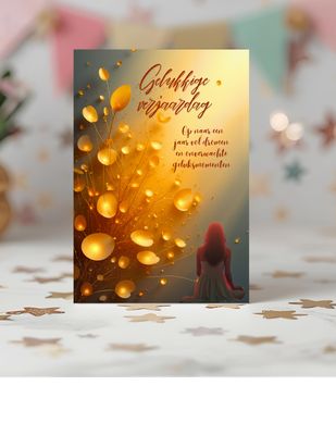 Printable verjaardagskaart- Gelukkige verjaardag met warme licht energie Printable verjaardagskaart- Gelukkige verjaardag met warme licht energie