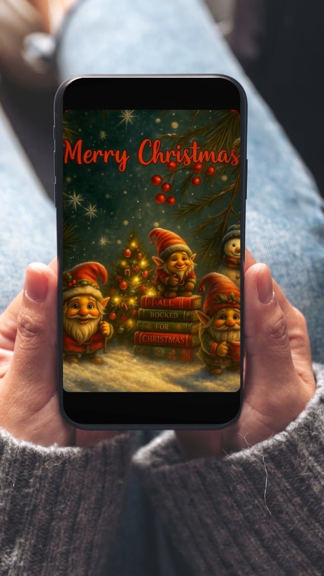 E-card Trolls &amp; hot Cocoa- Magische digitale kerstkaart met muziek en animatie