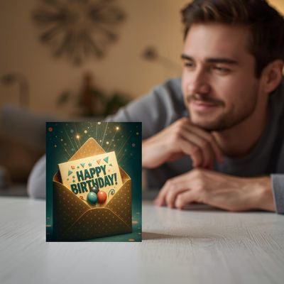 Verjaardagskaarten voor hem