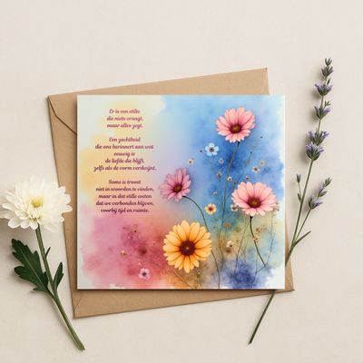 Printbare rouwkaarten