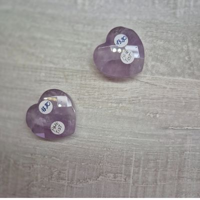 Amethist hanger hartje- Spirituele hanger voor rust &amp; inzicht