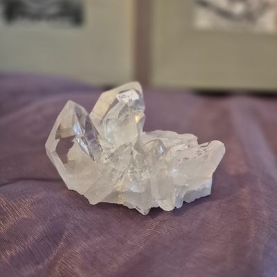 Bergkristal Cluster 8cm - Stralende kracht voor zuivering &amp; innerlijke rust