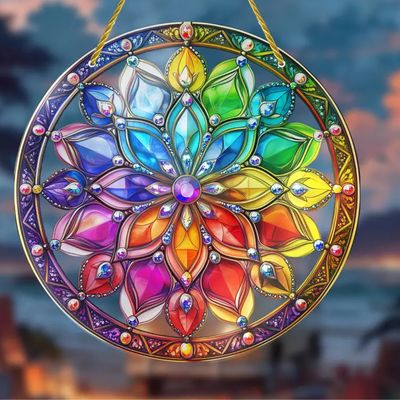 Mandala zonnevanger - kleurrijk lichtspel