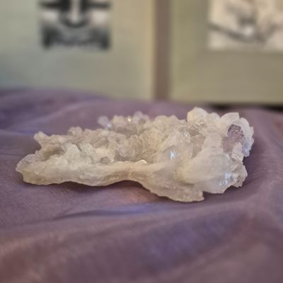 Lavendelkeurige amethist  13 cm - hoge vibratie &amp; rust