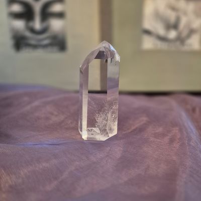 Bergkristal punt 8cm - Krachtige steen voor zuivering, energie &amp; balans