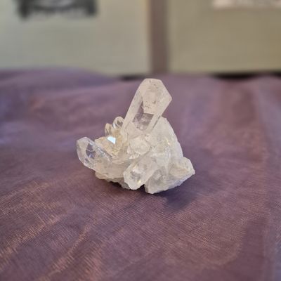 Bergkristal Cluster 4.5 cm - kleine krachtbron voor rust &amp; energetische zuivering