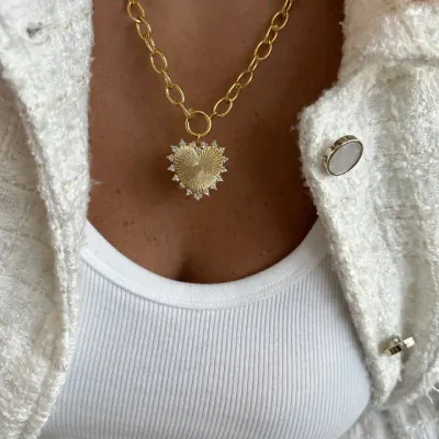 Ketting Amore goudkleurig &amp; verfijnd