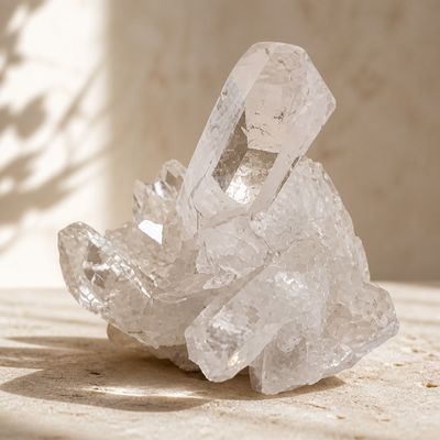Bergkristal Cluster 4.5 cm - Natuurlijke kristalcluster