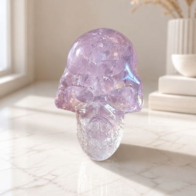 Amethist skull 6cm - Natuurlijke edelsteen schedel