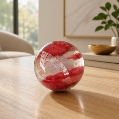 Cherry opaal bol 10 cm Cherry opaal bol 10 cm