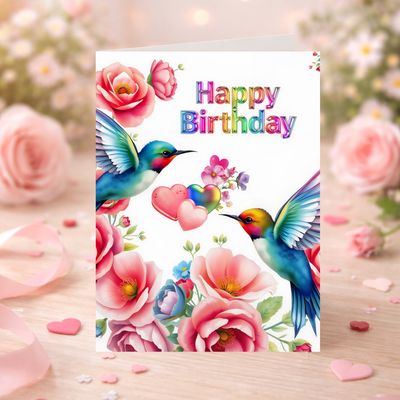 Printable verjaardagskaart happy birthday feestelijk Printable verjaardagskaart happy birthday feestelijk