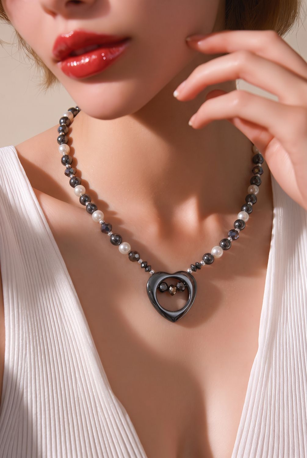 Hematiet ketting - kracht en elegantie