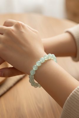 Serpentijn armband 6 mm – natuurlijke edelsteen uit Brazilië