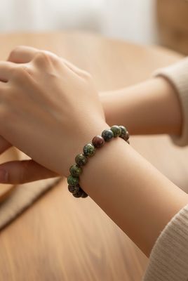 Dragon Bloodstone armband 6 mm – natuurlijke edelsteen uit Australië