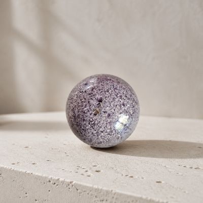 Lepidoliet bol 6 cm - rust en emotionele balans