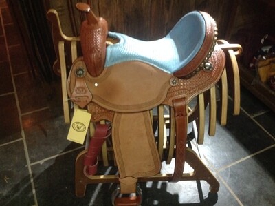 West Coast Barrel saddle