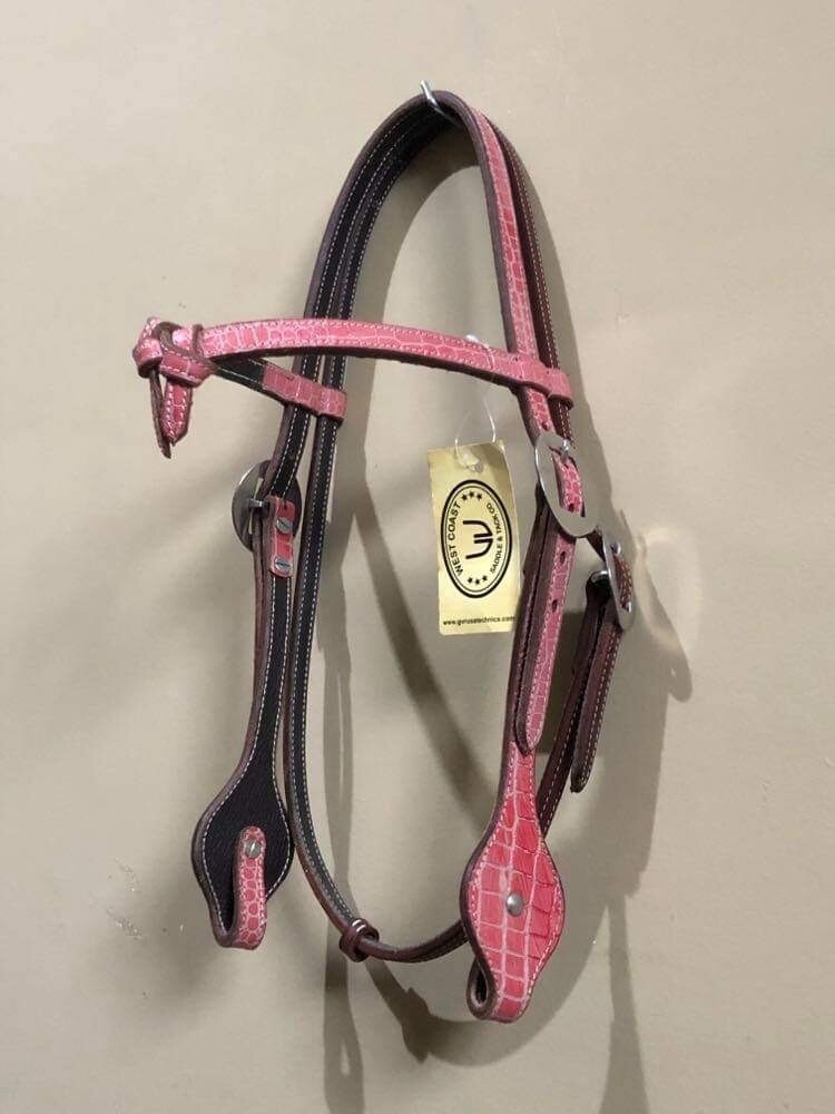 West Coast Headstall With Futurity Browband