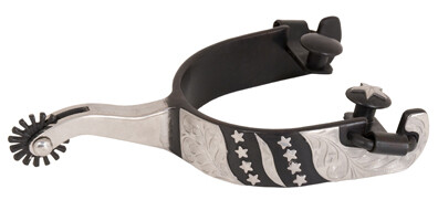 Metalab Black Satin Stars Spurs