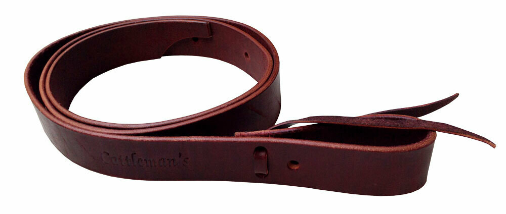 Leather latigo strap