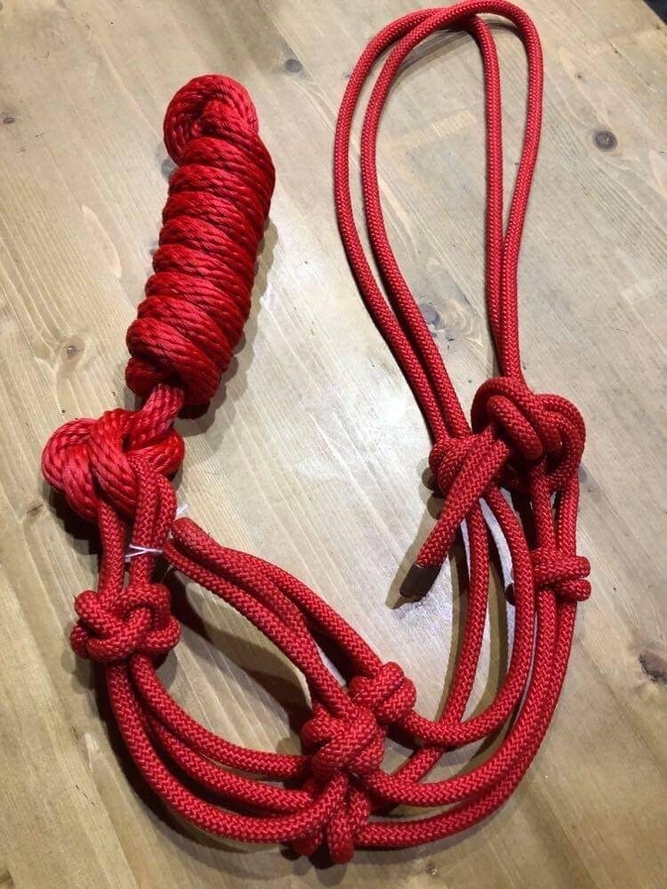 Nylon Rope halter with lead Rope