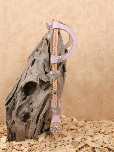 Two Ear Show Headstall Color : Lavander ice