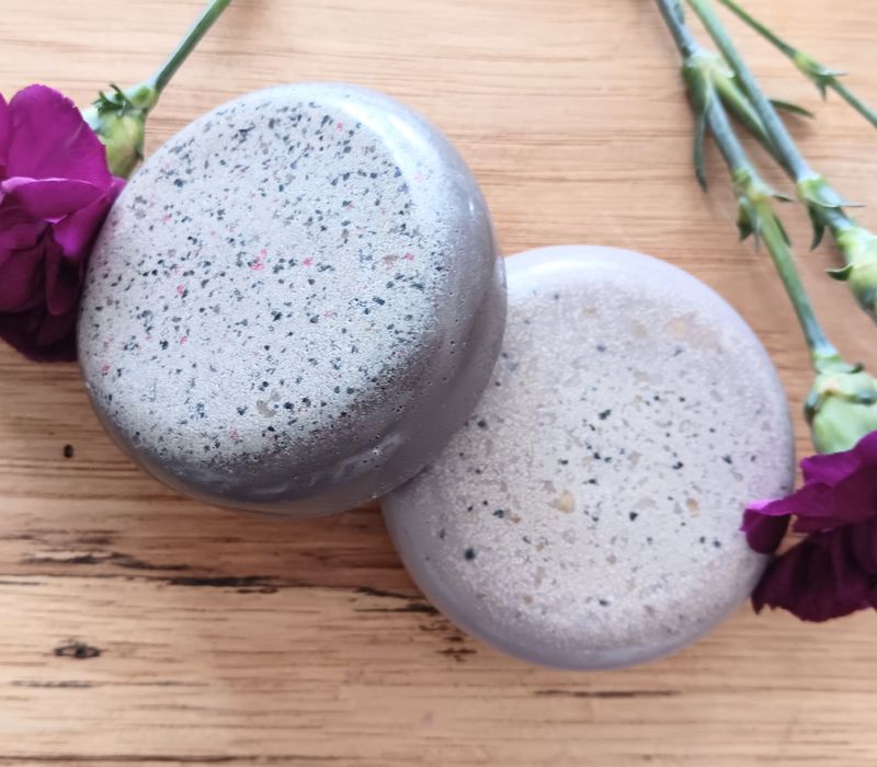 SHEA &amp; CLAY FACIAL BARS / vanilla, rose, kaolin clay, shea butter &amp; scrap
