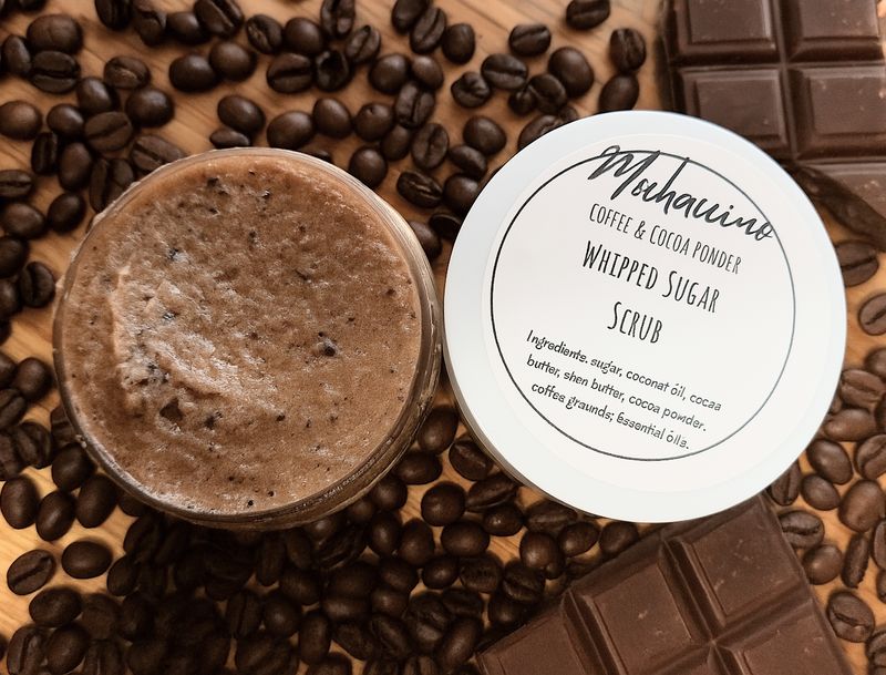 WHIPPED SUGAR SCRUB / mochaccino