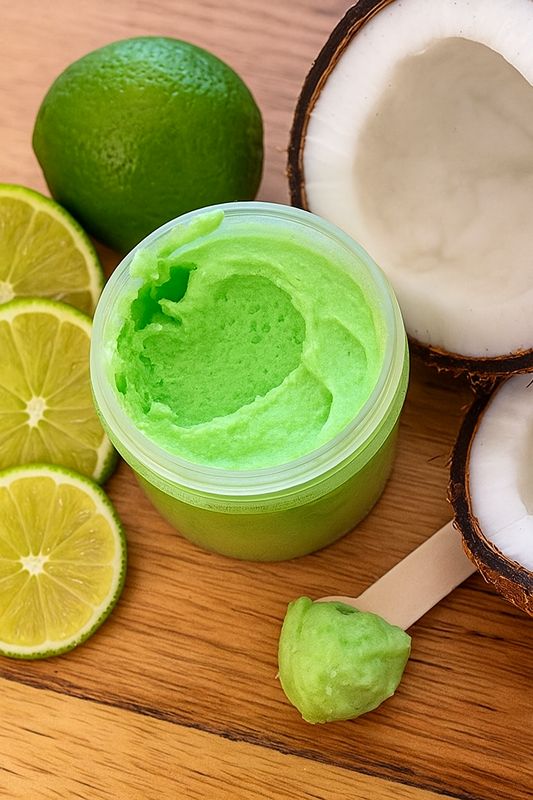 WHIPPED SUGAR SCRUB /coconut &amp; lime