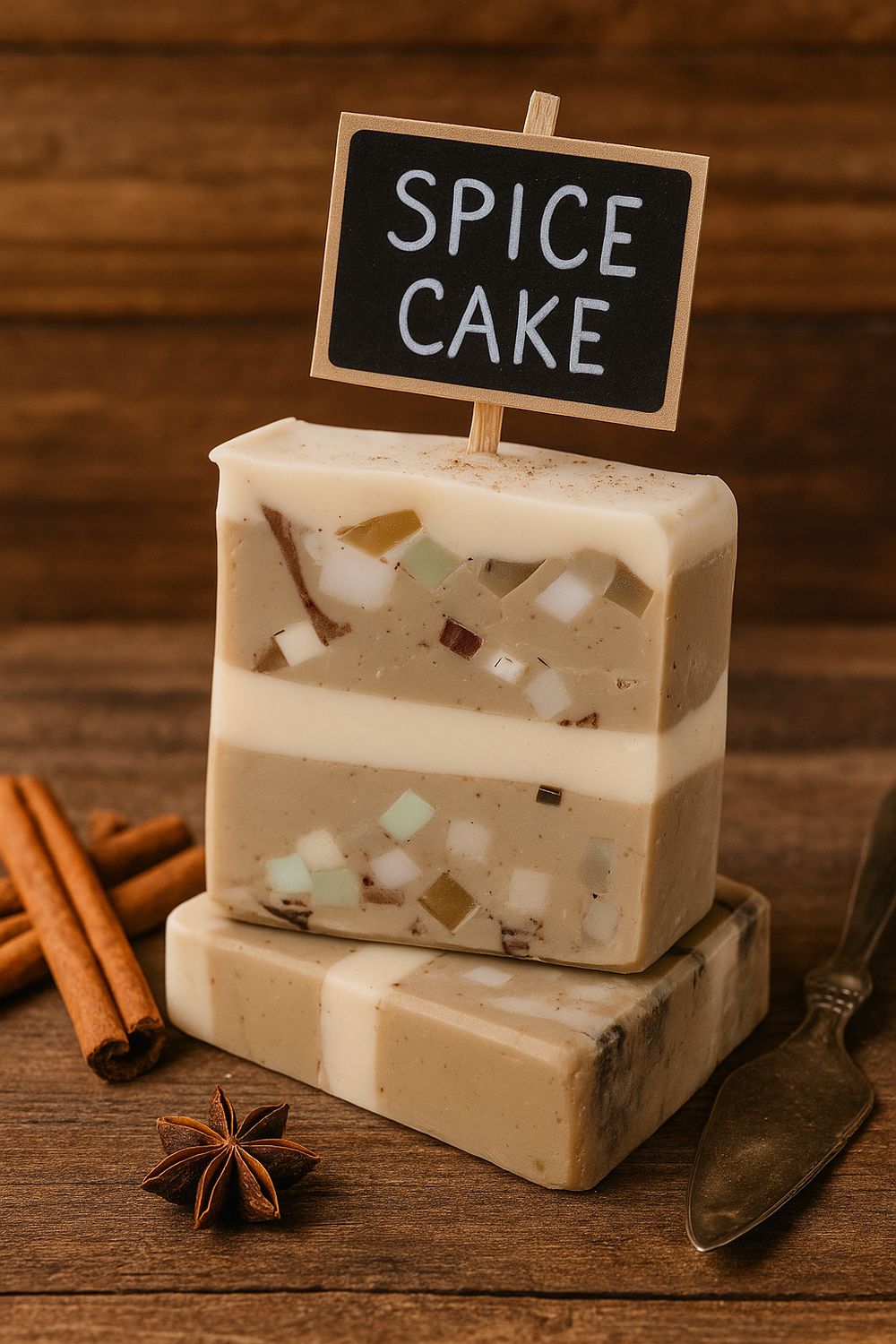 SPICE CAKE / cinnamon, orange, cardamom, clove, nutmeg, vanilla