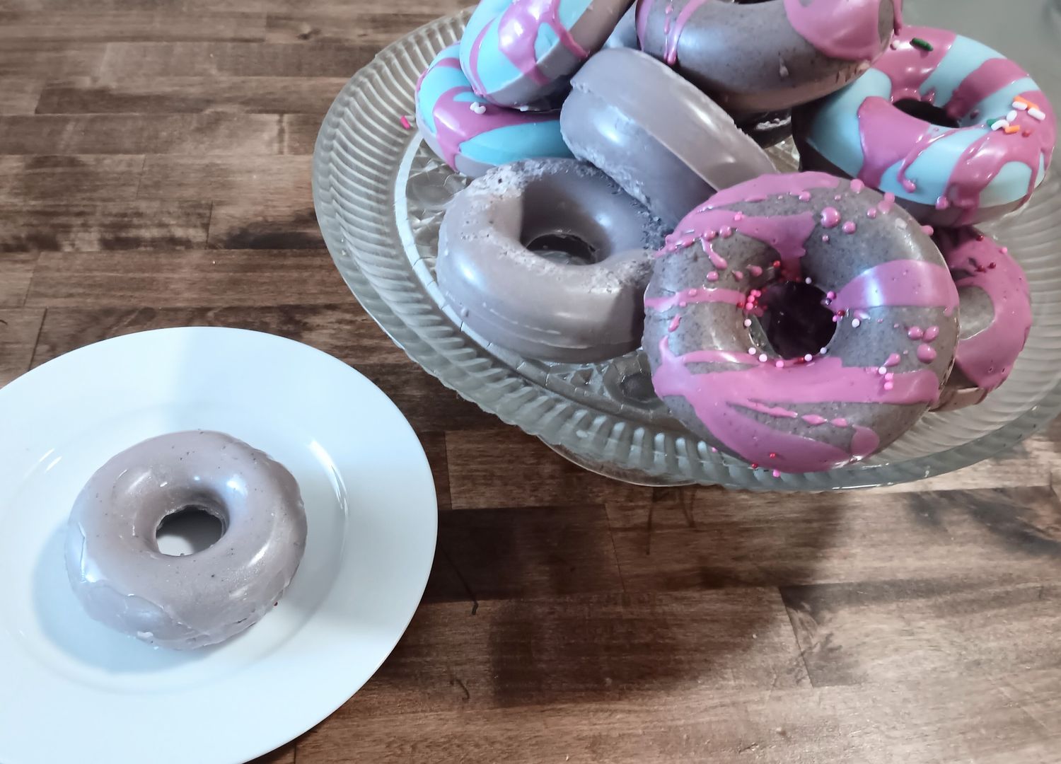 DONUT EAT ME | donut shaped goat’s milk soap bar