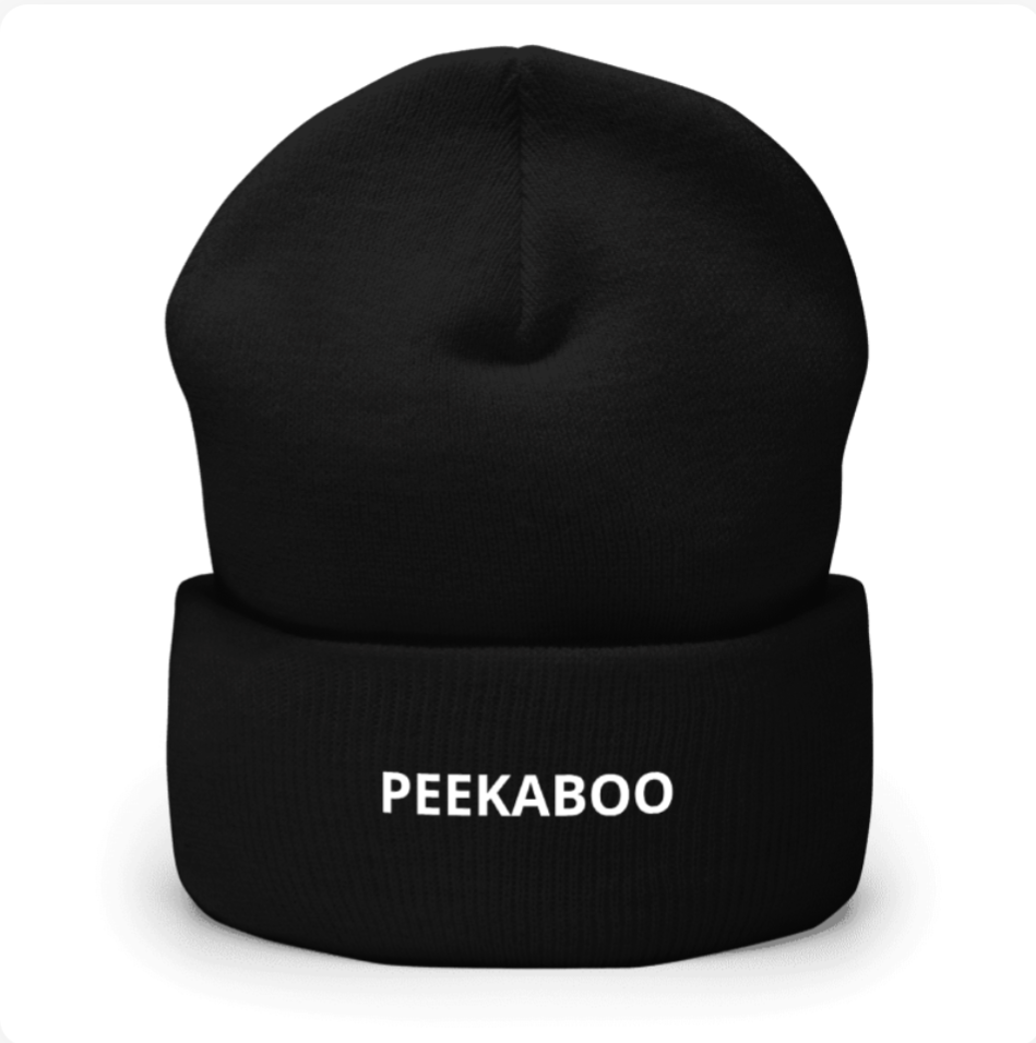 Peekaboo Beanie