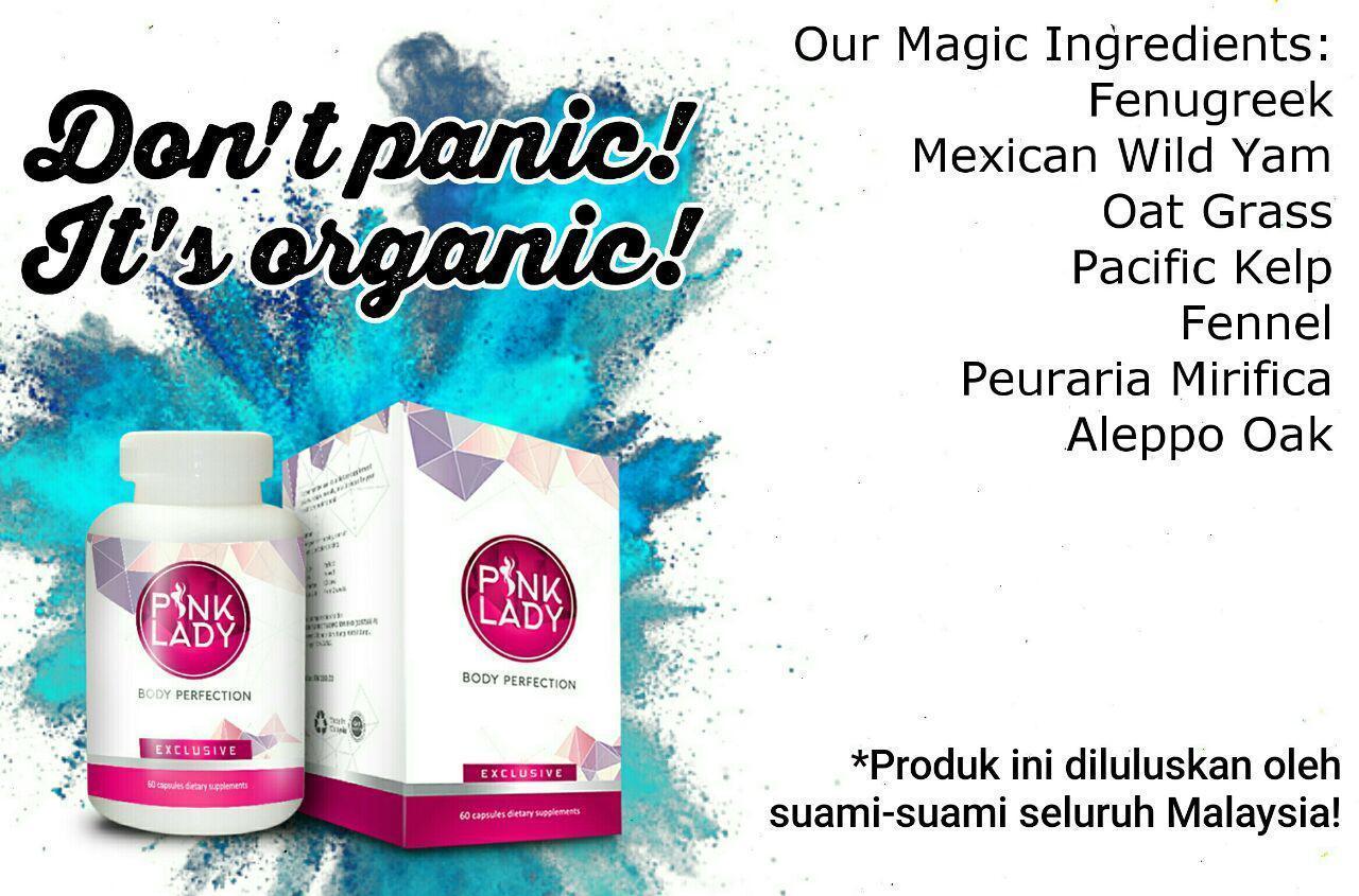 2 Botol Pinklady Body Perfection Sebotol 60 Capsules