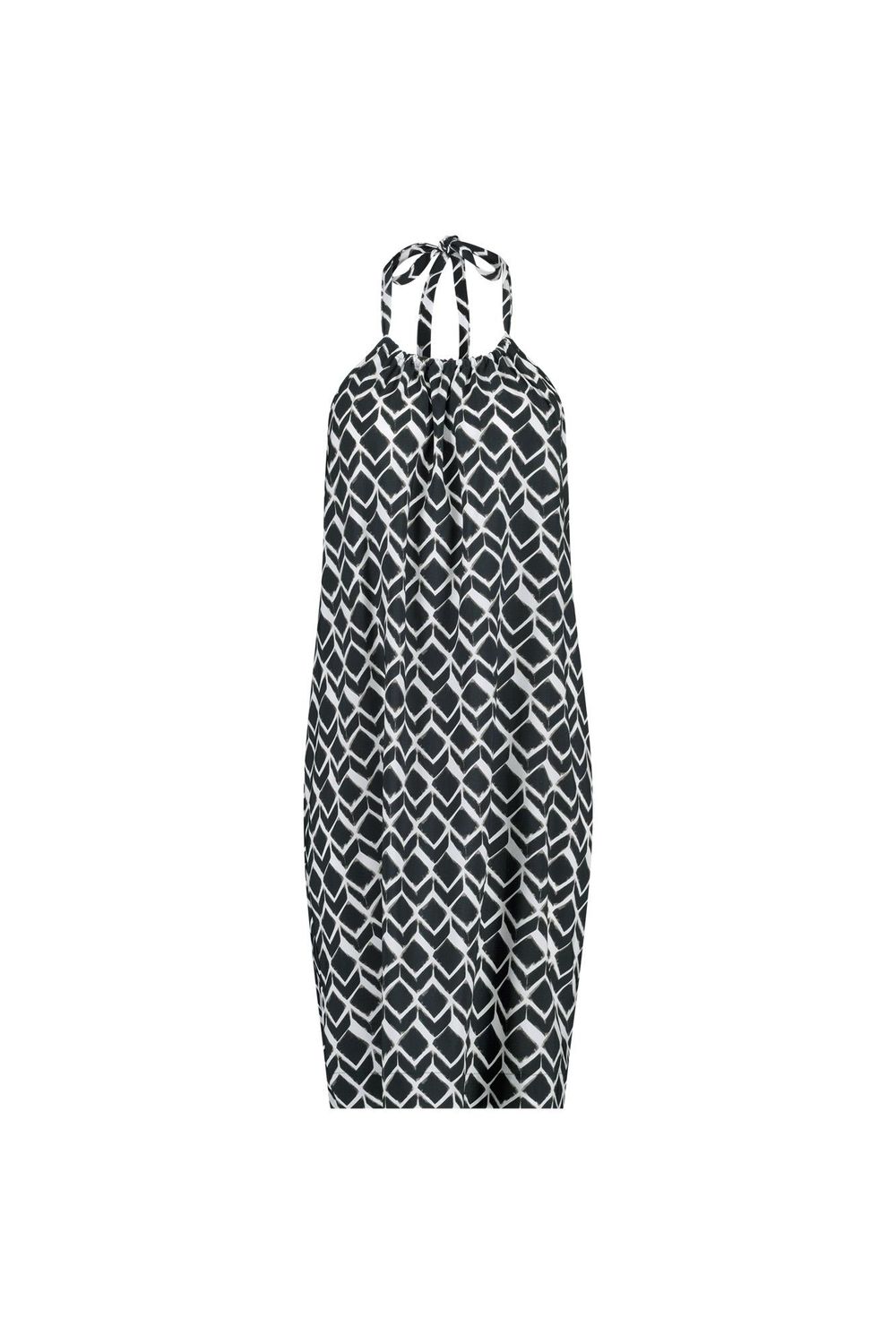 Studio Anneloes Emsy graphic dress Wit 11379