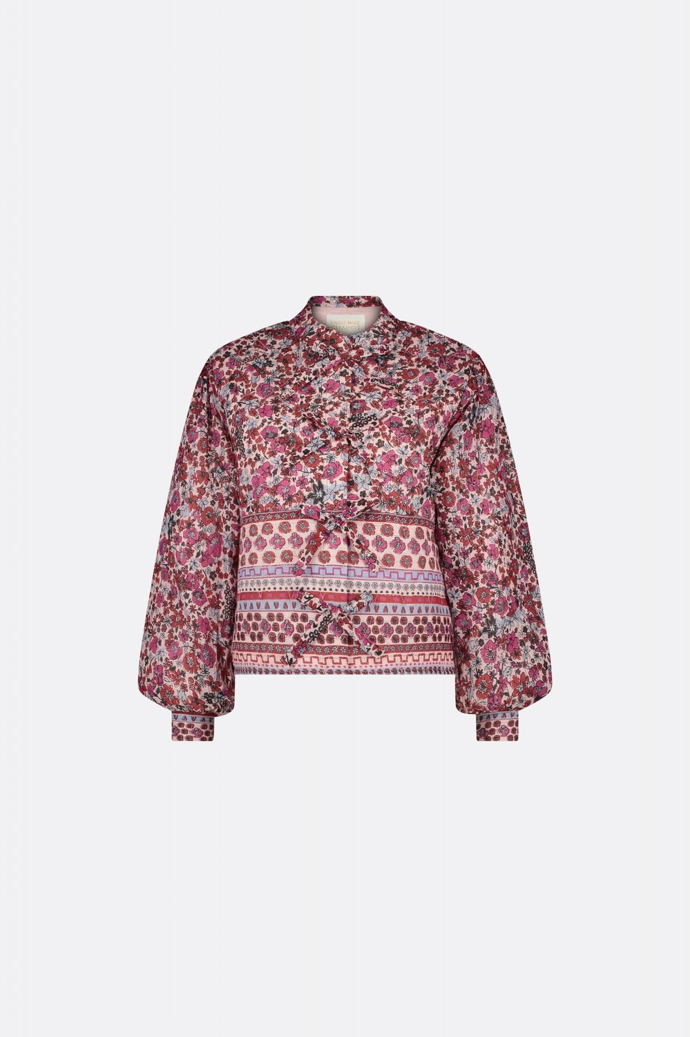 Fabienne Chapot Patty Printed Jacket Rood CLTJKT02AW24