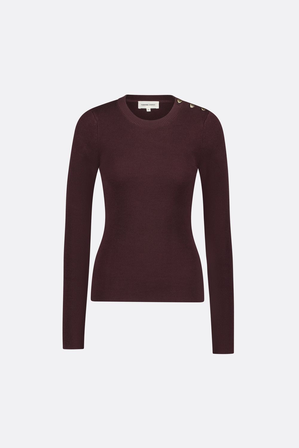 Fabienne Chapot Lillian Slim Pullover Rood CLTPUL23AW24