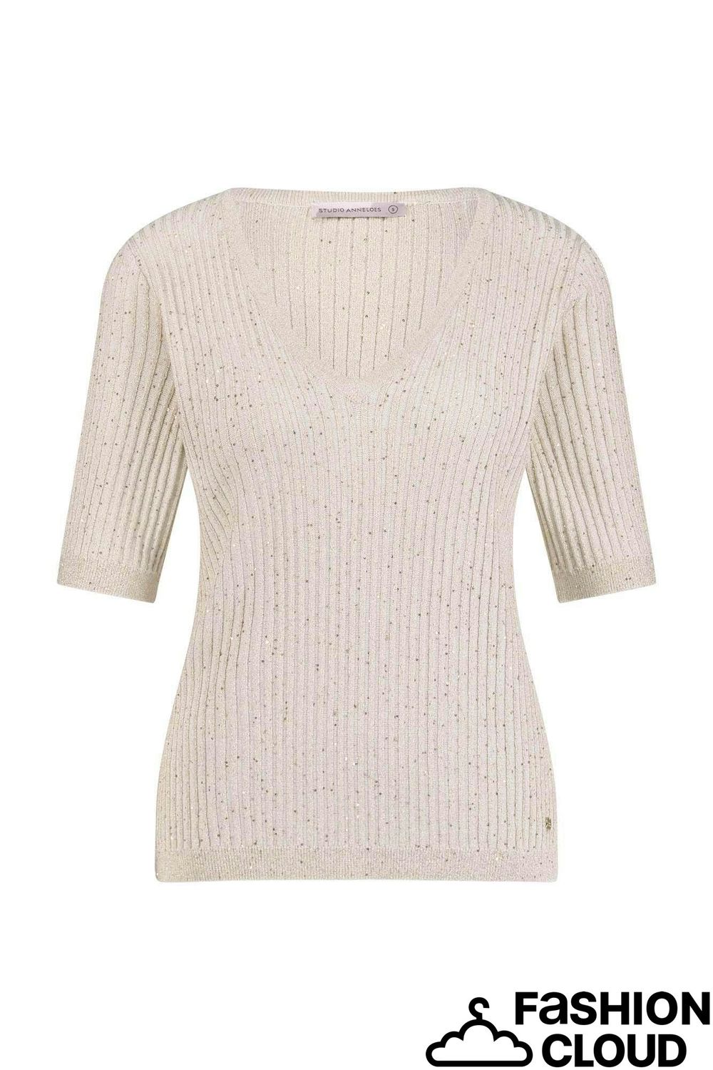 Studio Anneloes Tania glitter pullover Wit 11786