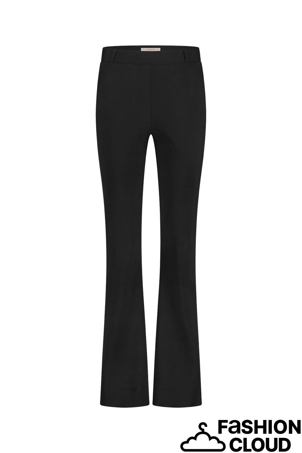 Studio Anneloes Flair bonded trousers Zwart 94800