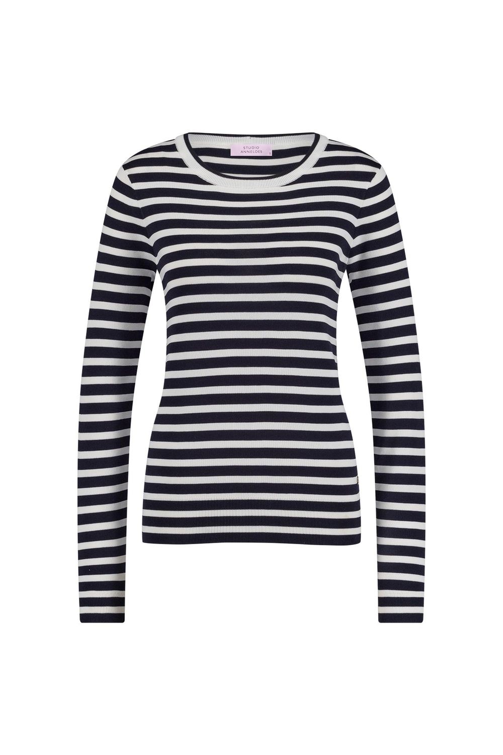 Studio Anneloes Luna stripe pullover Wit 91500