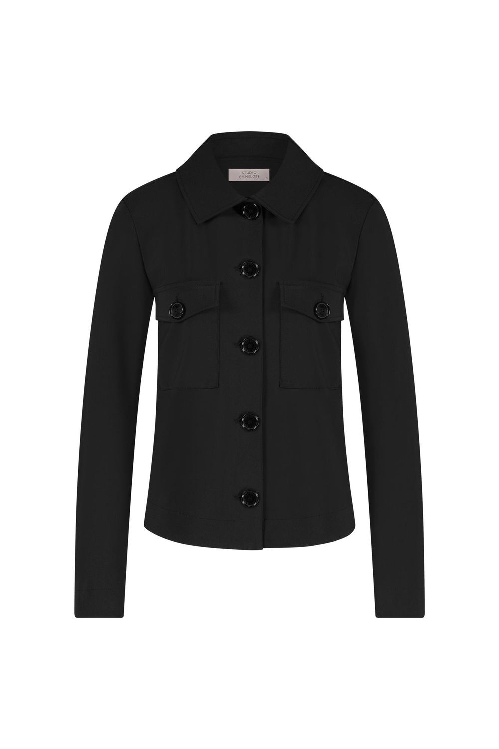 Studio Anneloes Claire bonded jacket Zwart 94822