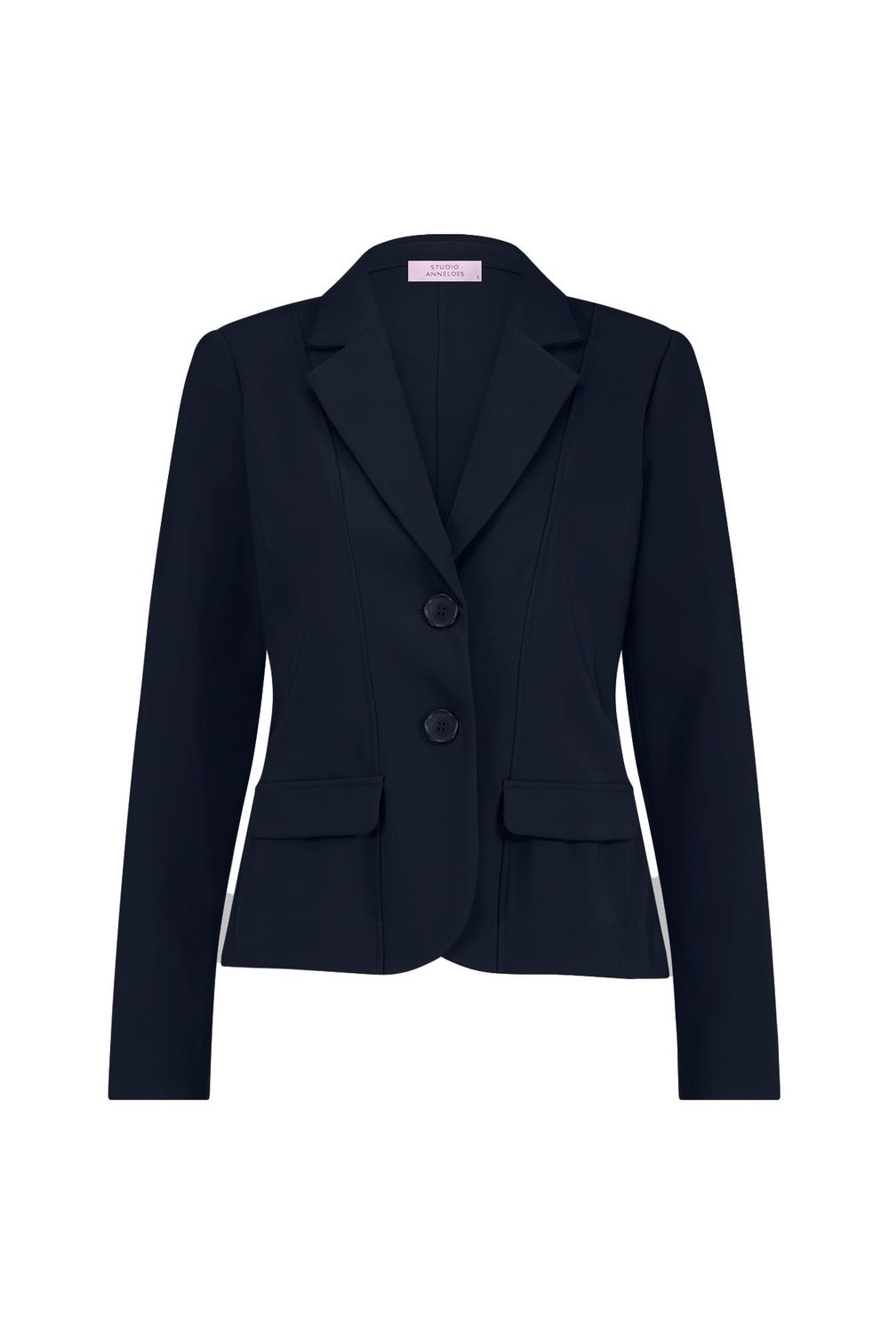 Studio Anneloes Bright bonded blazer Blauw 94811