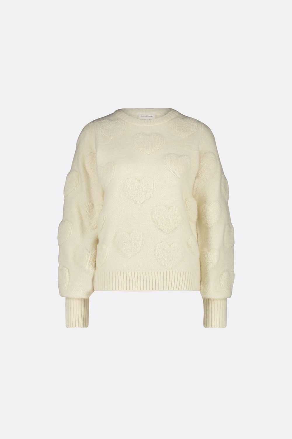 Fabienne Chapot Bibian Heart Pullover Ecru CLTPUL24AW24