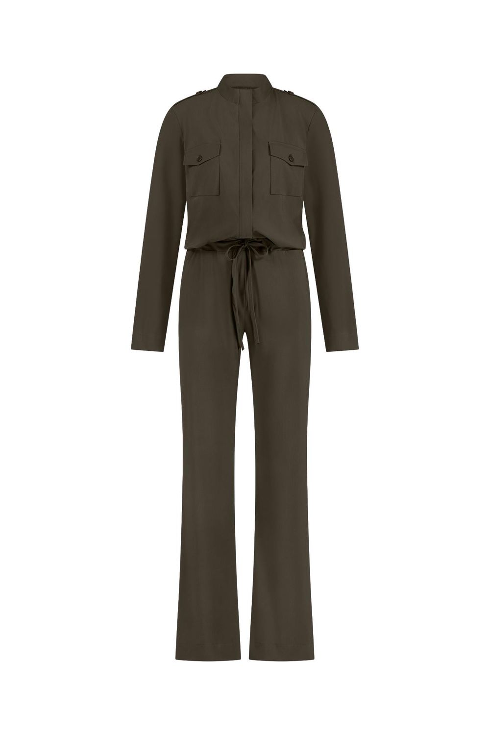 Studio Anneloes Liesbeth cargo jumpsuit Groen 11828