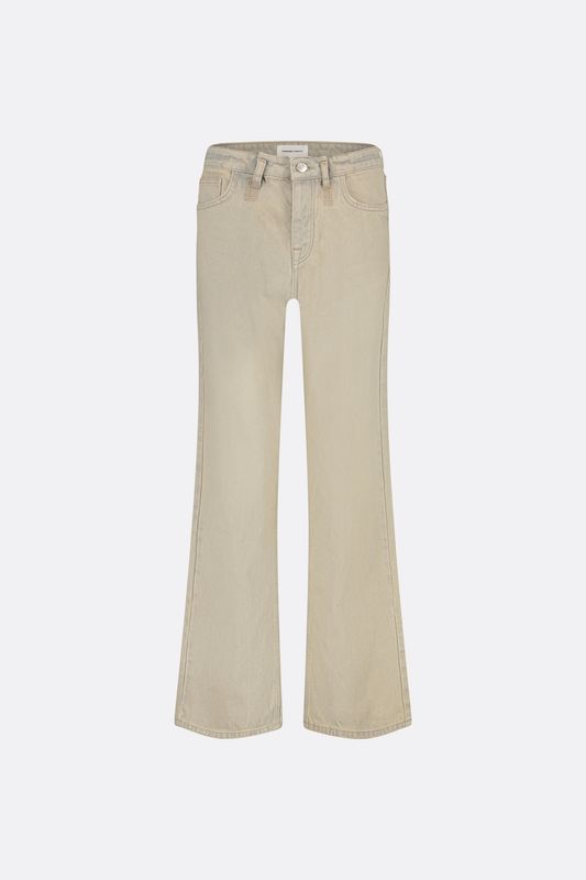 Fabienne Chapot Lucy Wide Leg Jeans Beige CLTJNS10AW24