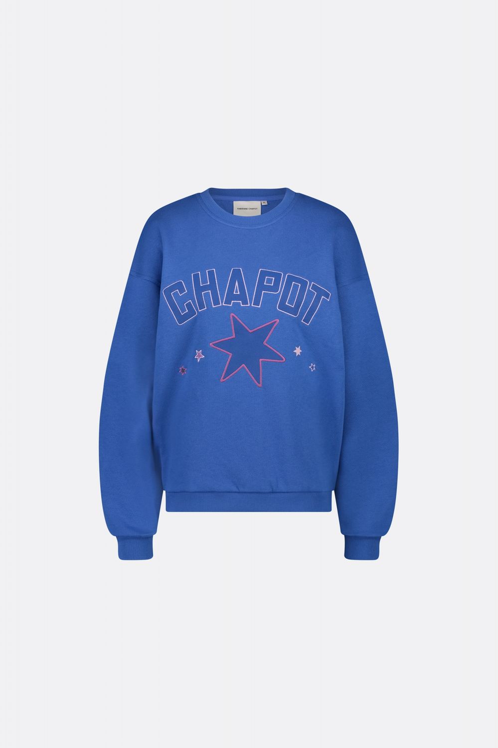 Fabienne Chapot Terry Sport Heart Sweater Blauw CLTSWE10AW24