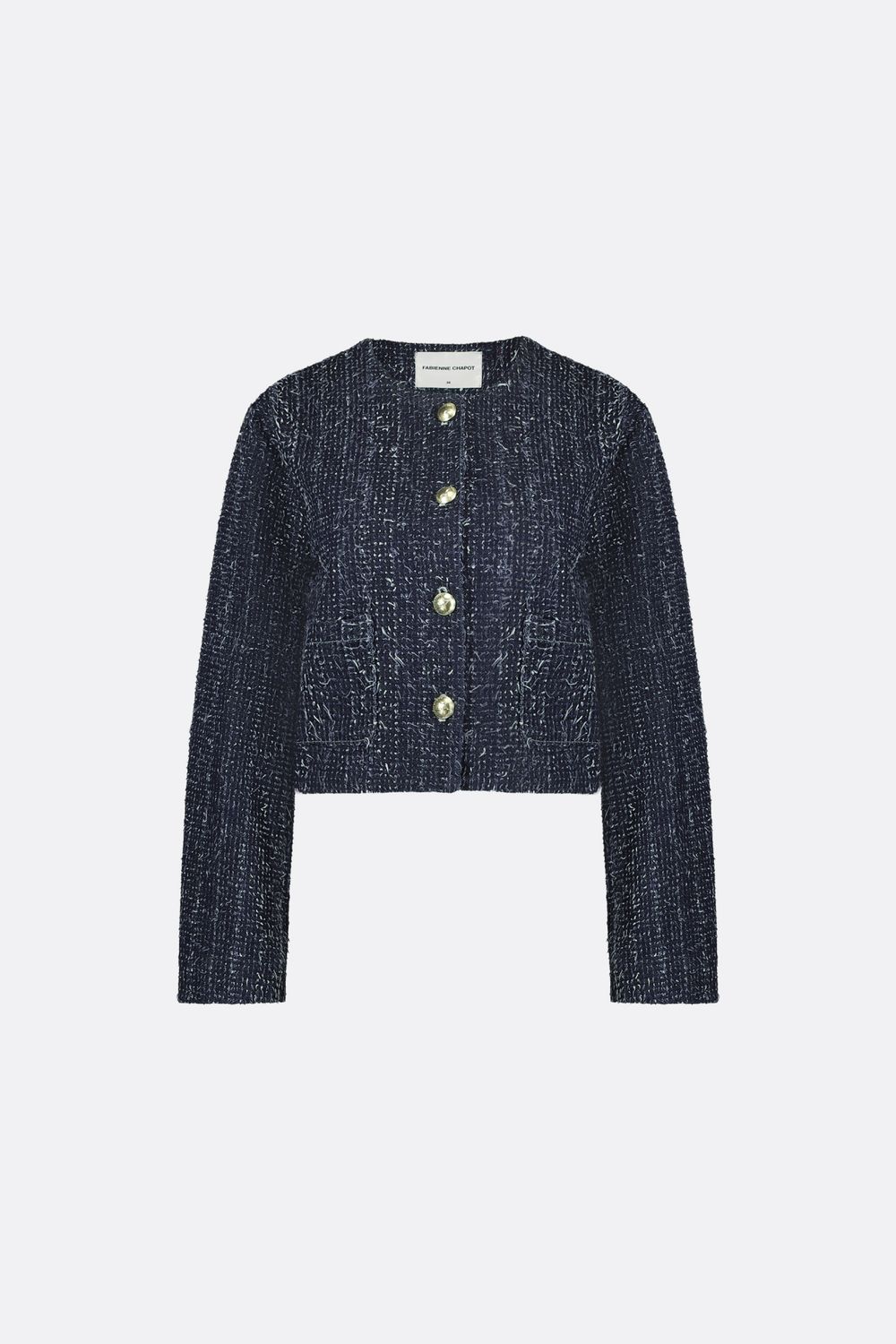 Fabienne Chapot Davis Denim Blazer Blauw CLTBLA13AW24