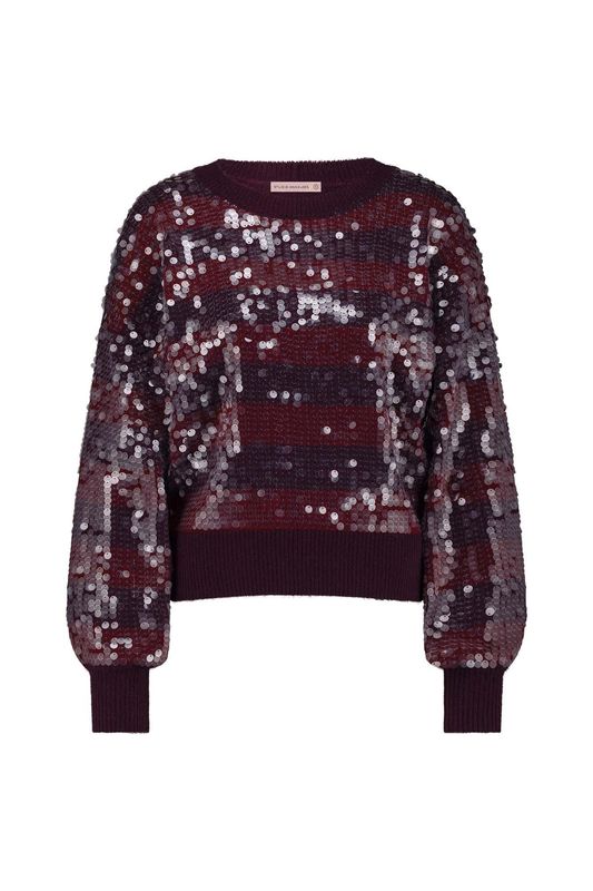Studio Anneloes Lilly sequins pullover Zwart 12025