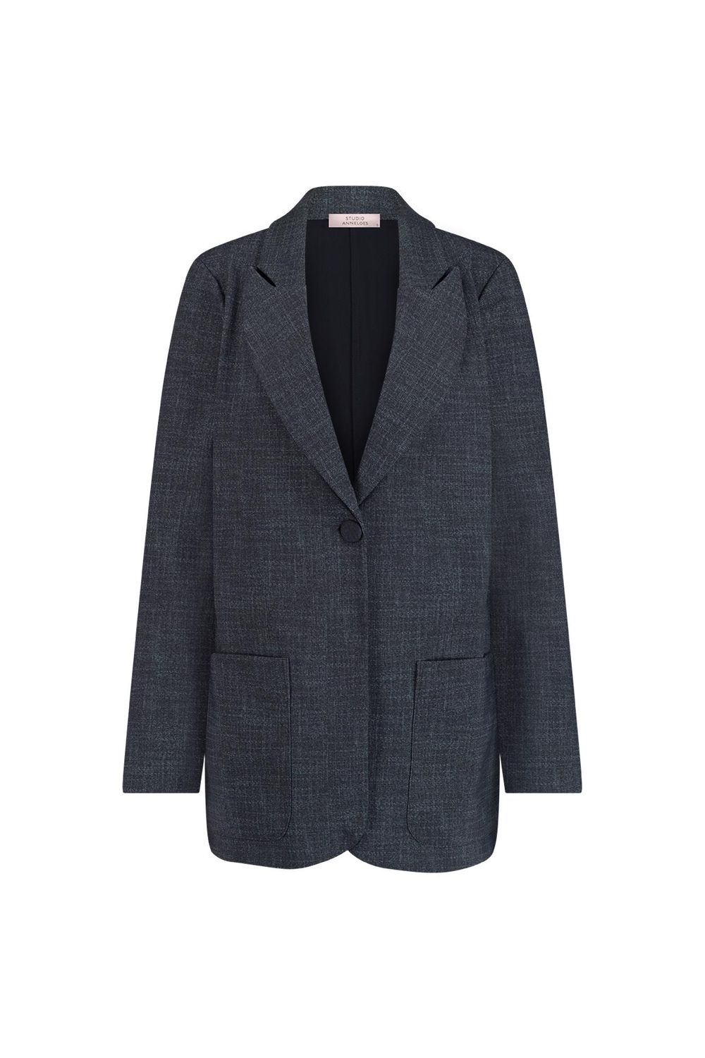 Studio Anneloes Daan bnd dnm tweed blazer Blauw 11940