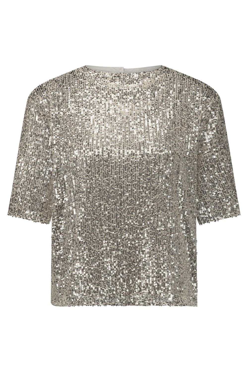 Studio Anneloes Princess sequins top Goud 12035