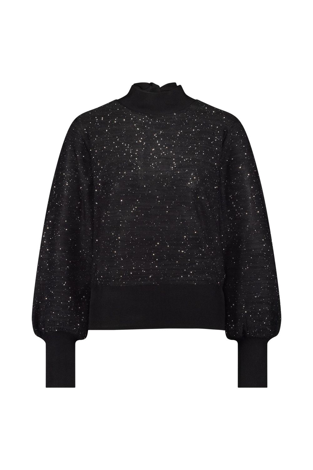 Studio Anneloes Mireille sequins pullover Zwart 12262